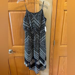 Black thin strap dress,new with tags